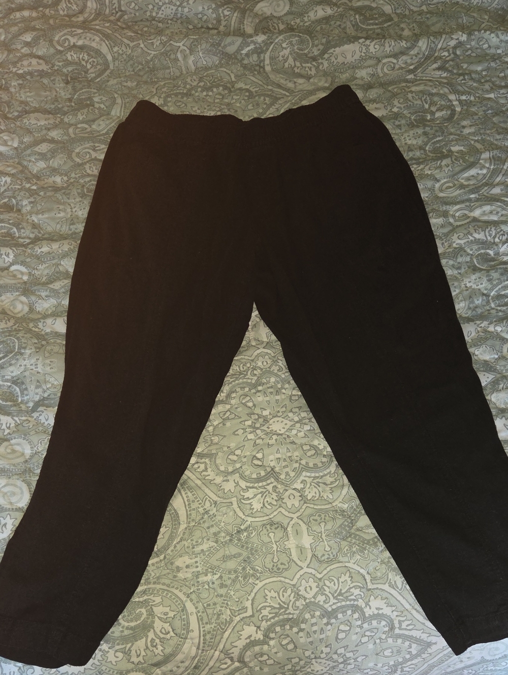 Old Navy Black Linen Pants